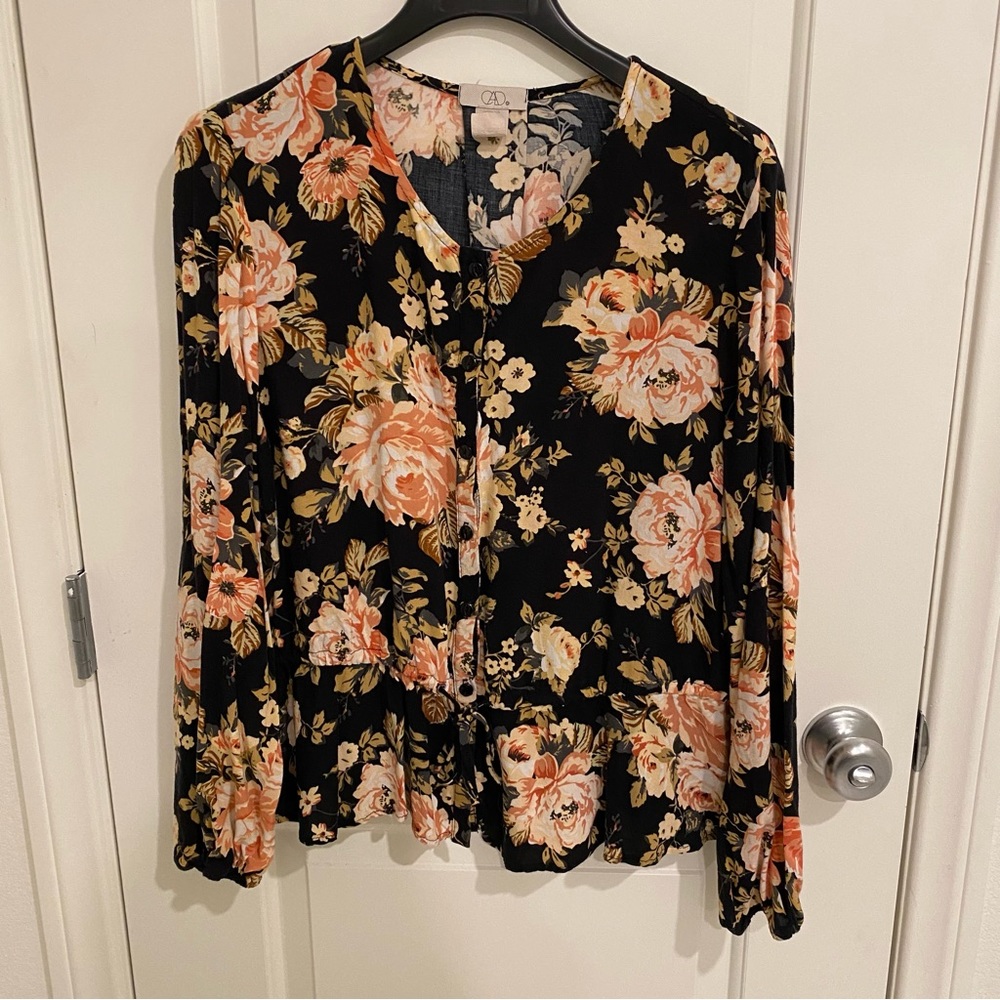 CAD Floral Top